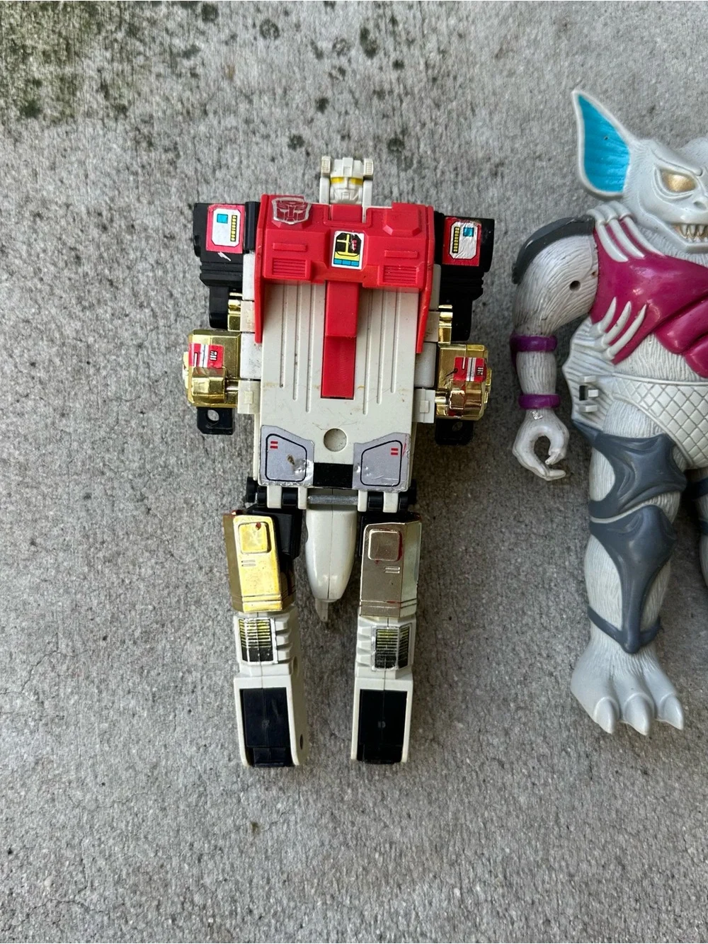 G1 Hasbro Transformers Silverbolt & Bomb Burst Pretenders 1985